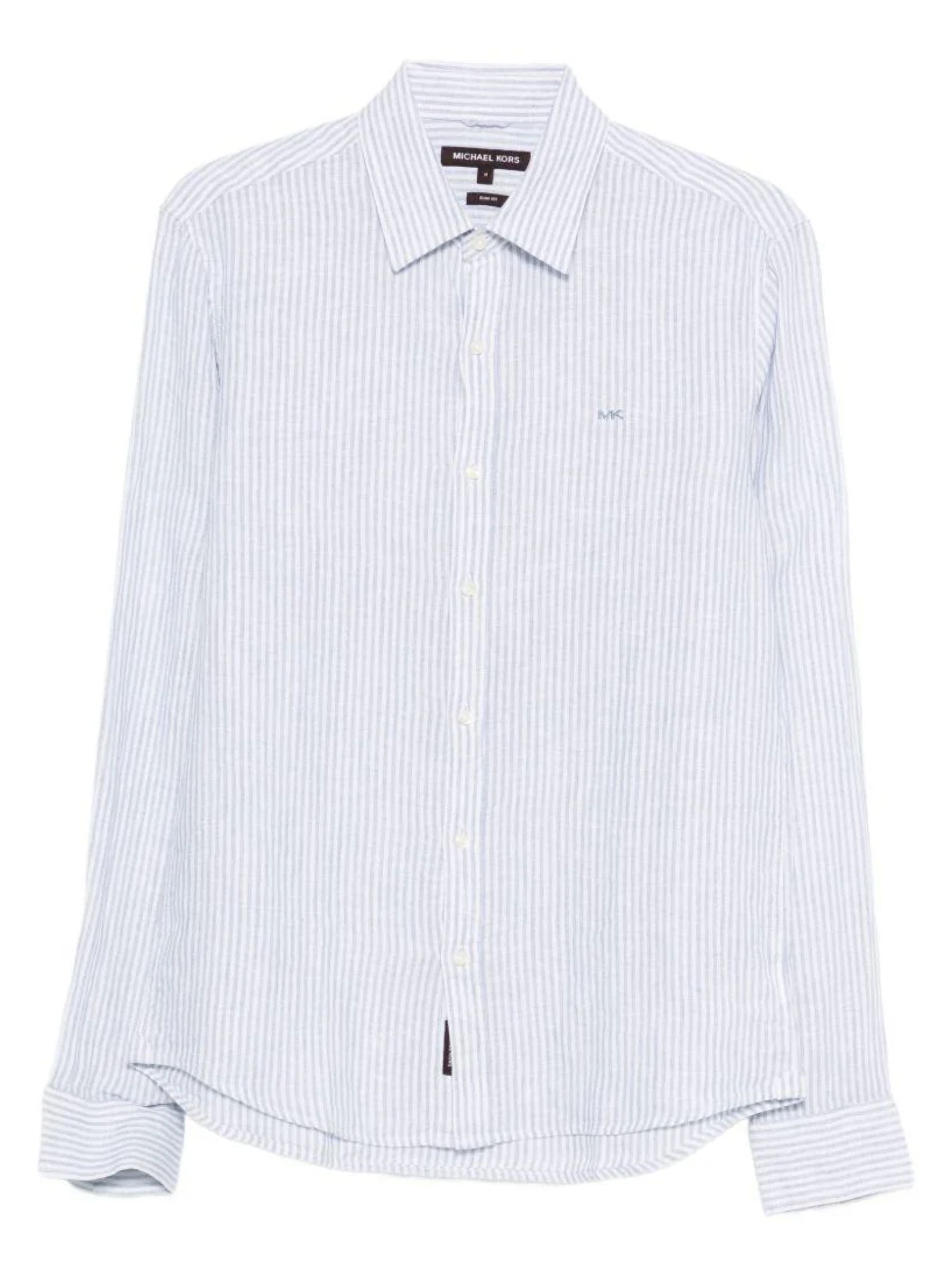 Linen Button-Up Shirt for Men