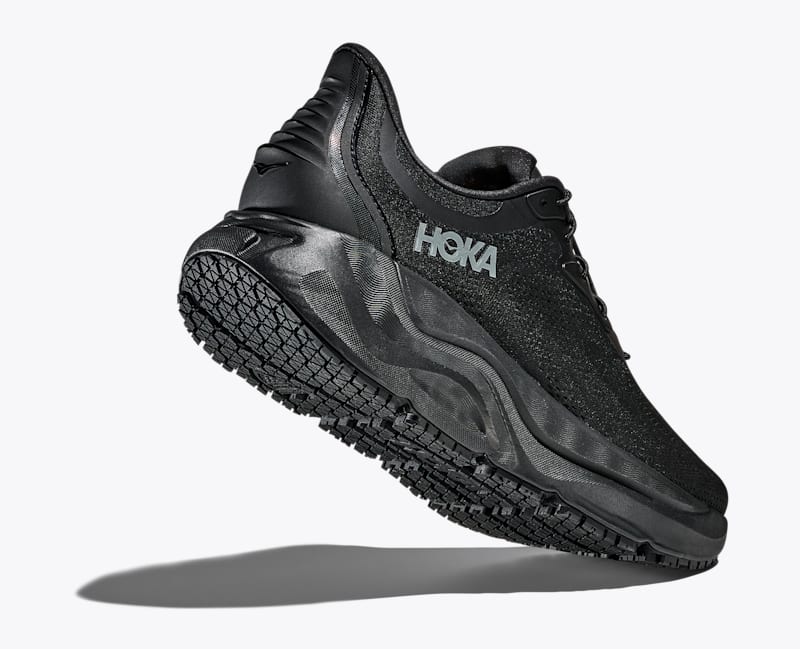 HOKA Men's Arahi SR Shoes in Black/Black