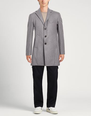 Man Coat Grey Size 42 Wool, Polyester, Cashmere, Pashmina