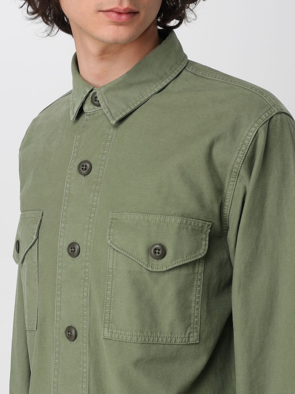 Jacket Men color Green