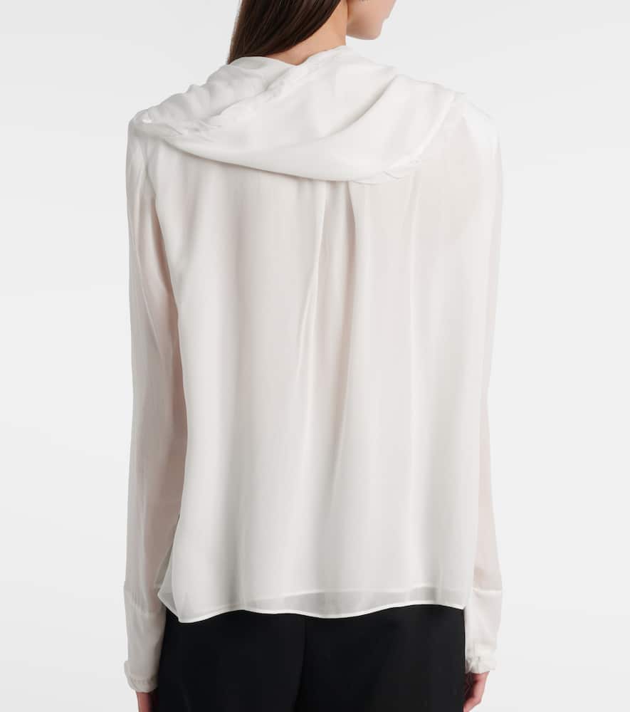 Sheer Twist georgette blouse
