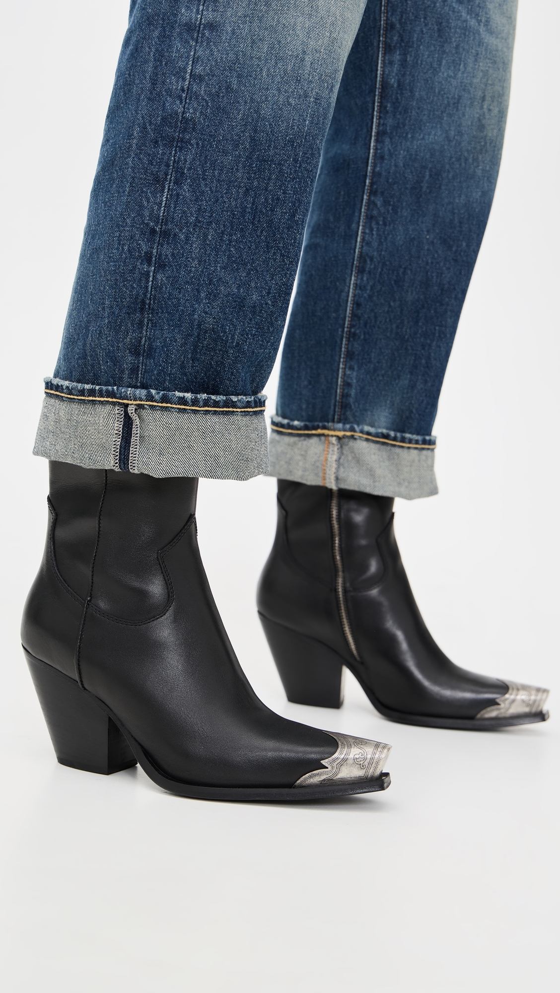 Free People | Brayden Western Boots Black | Realry