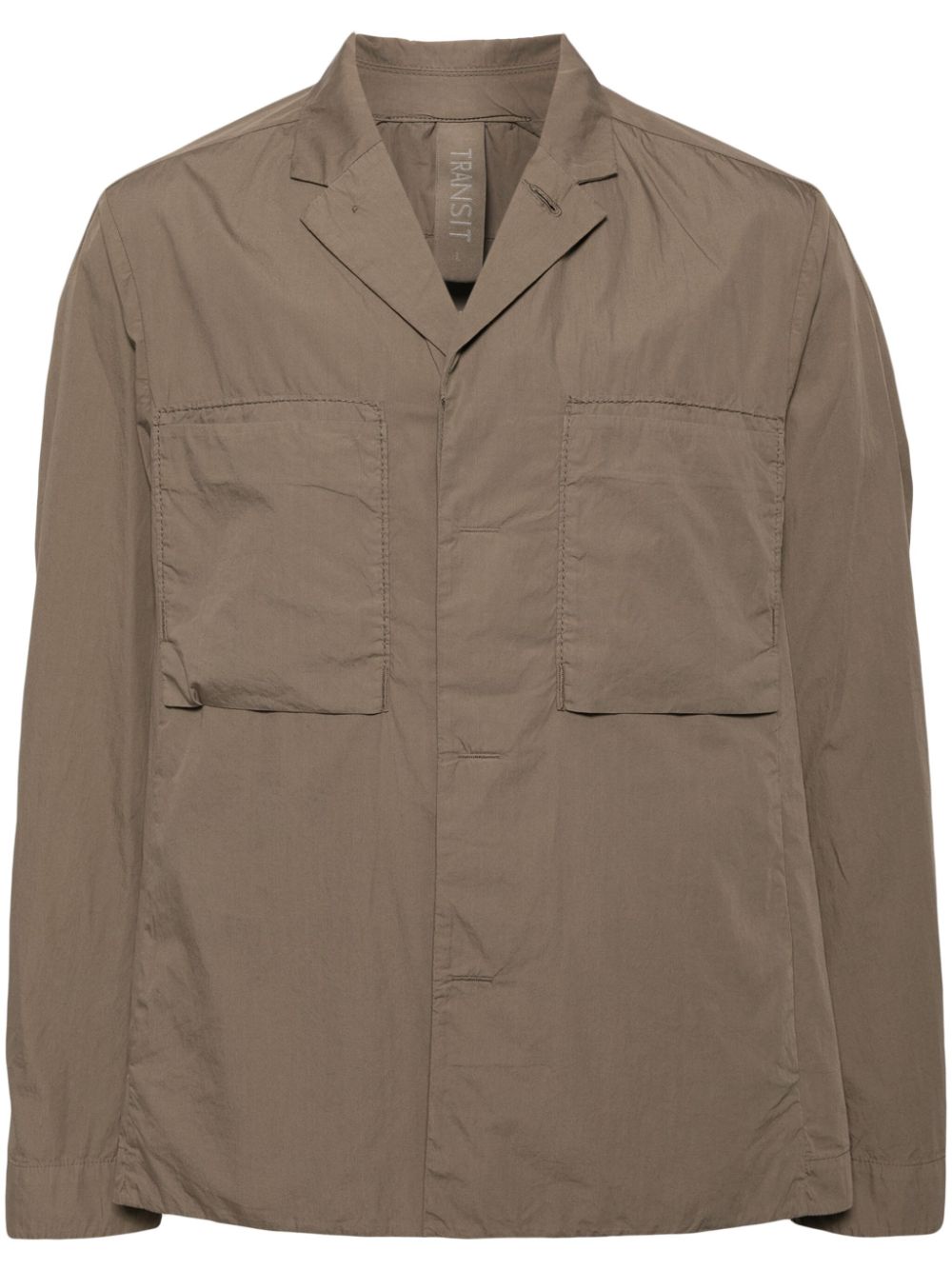 Pocket shirt jacket - Brown