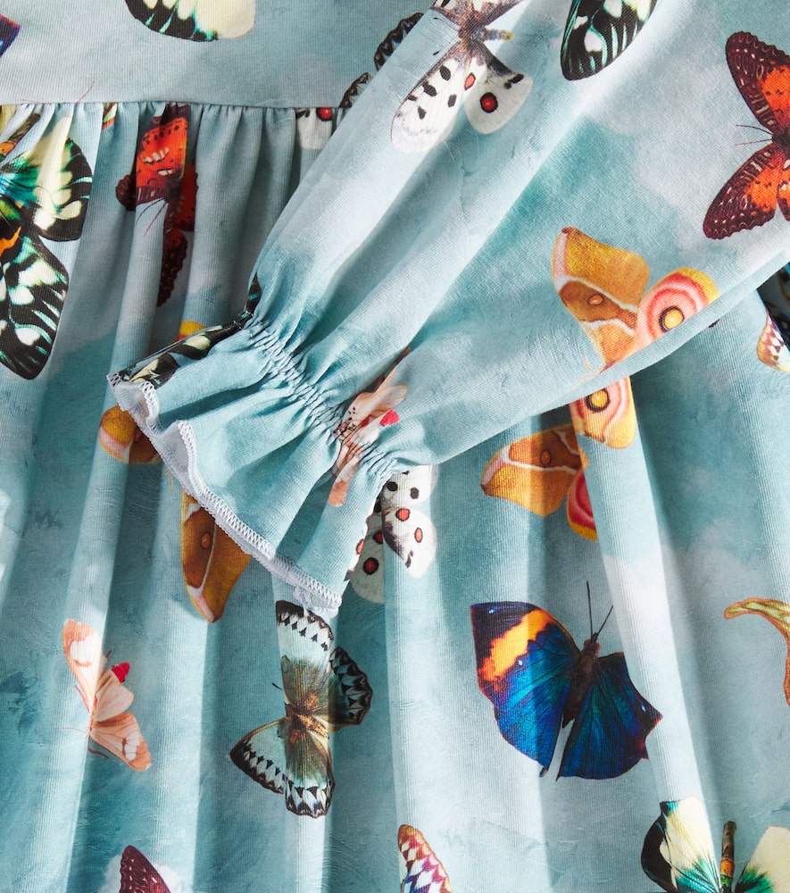 Camie printed cotton-blend dress