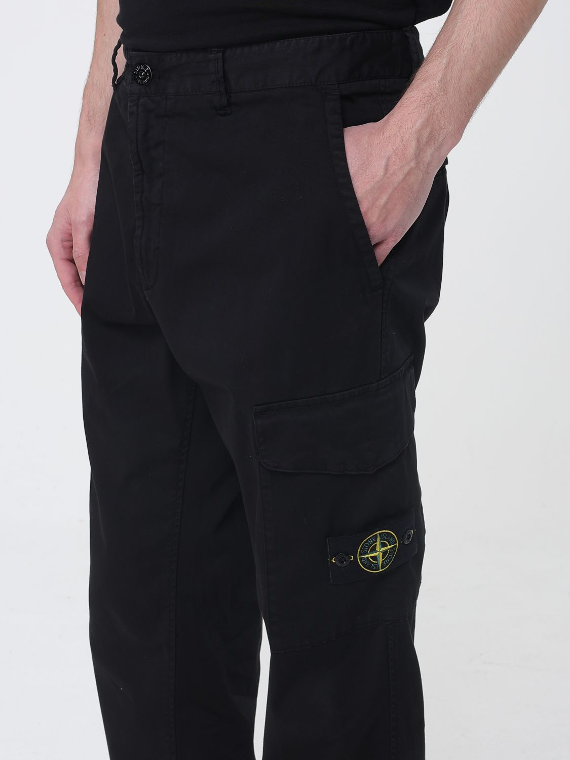 Pants Men color Black