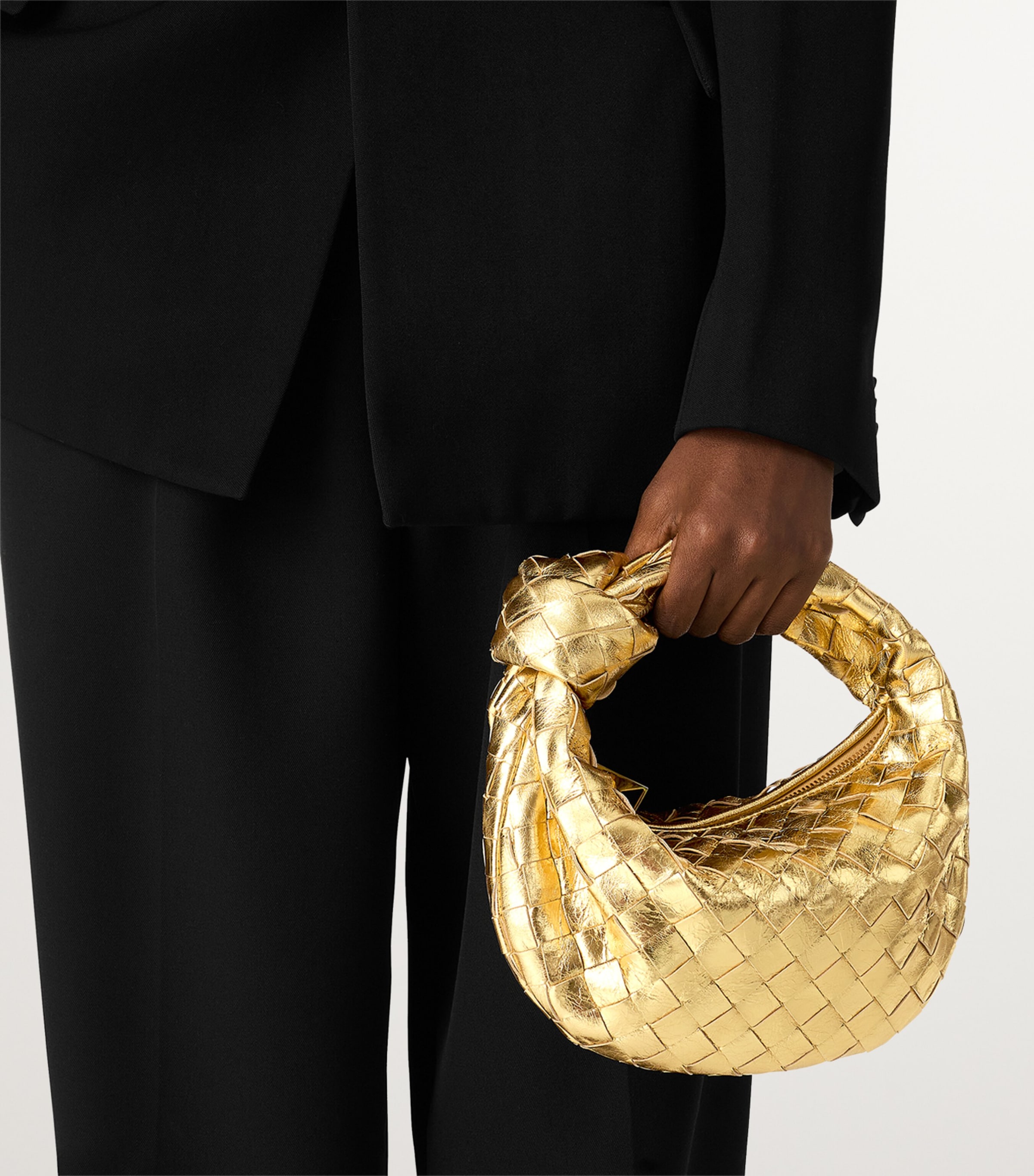 Mini Lambskin Jodie Top-Handle Bag