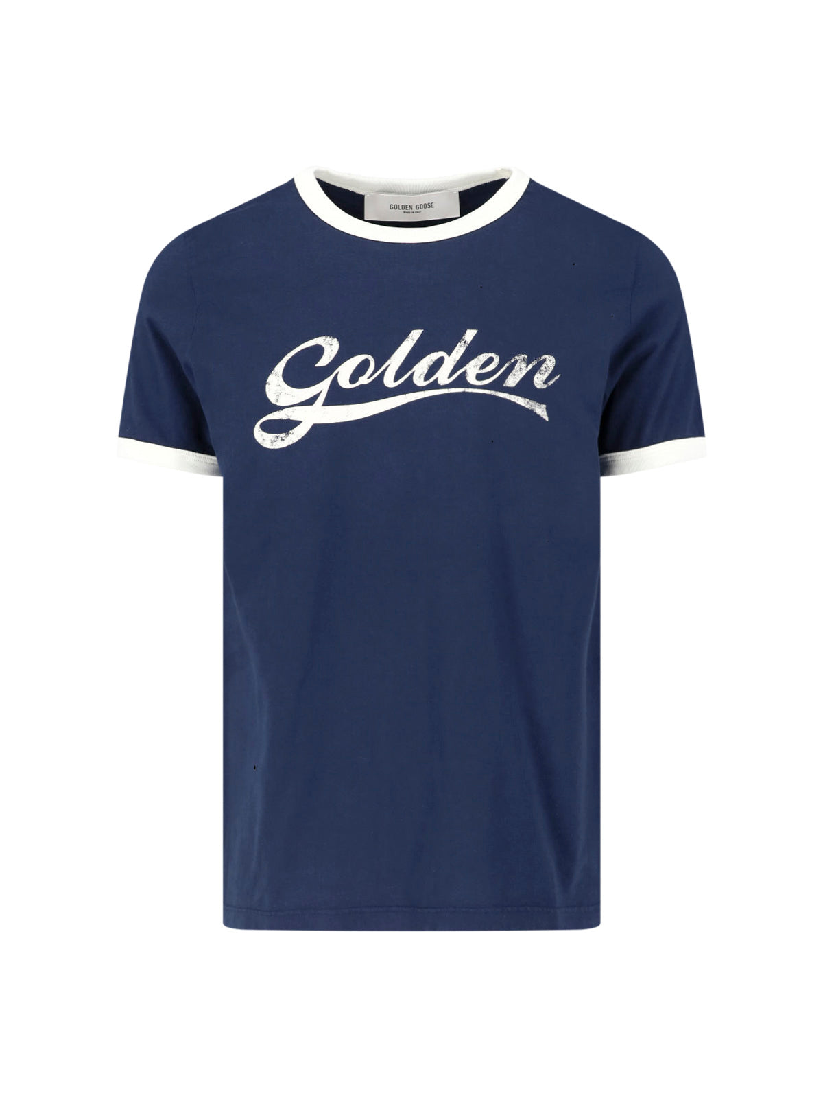 Men's 100% Cotton Ribbed Crew Neck T-Shirt