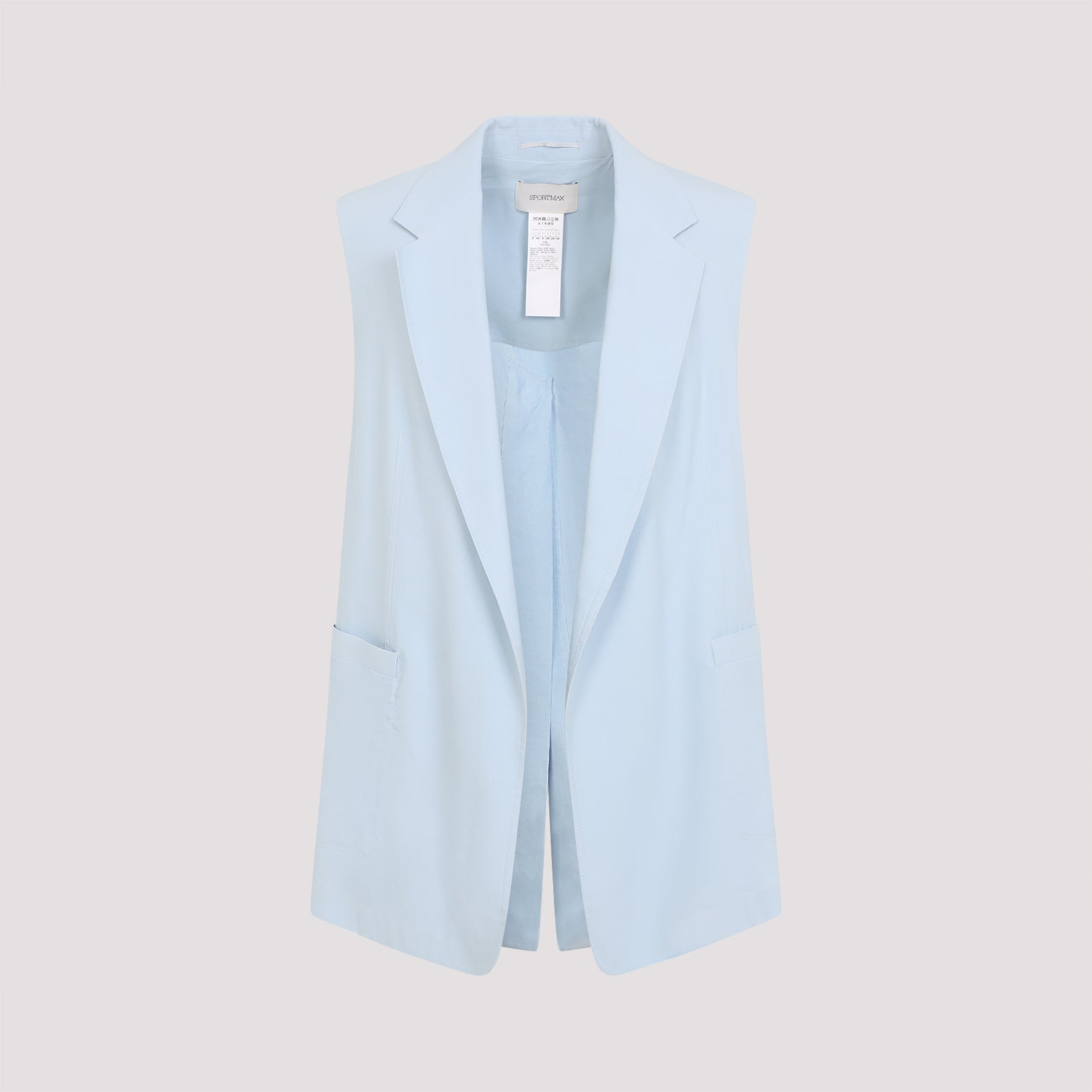 Oversized Washed Viscose Gilet