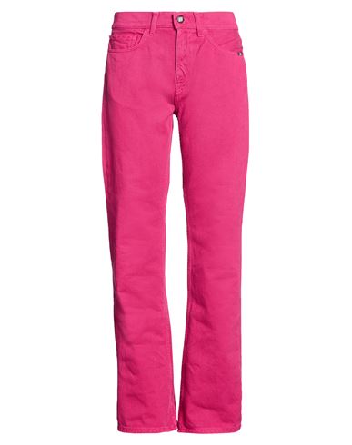 Woman Jeans Magenta Size 26 Cotton