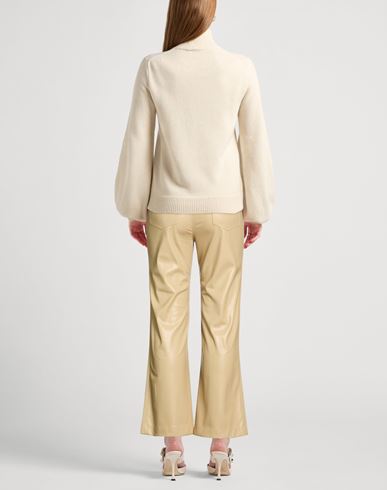 Woman Pants Beige Size 2 Polyester, Polyurethane