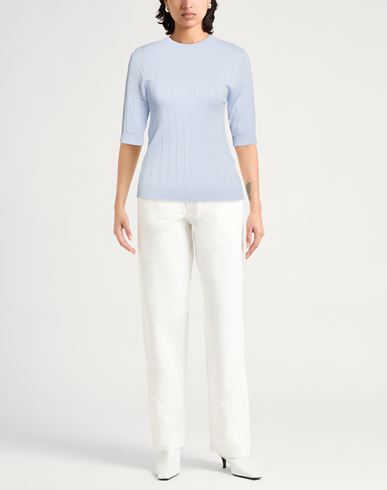 Woman Sweater Sky blue Size 6 Merino Wool