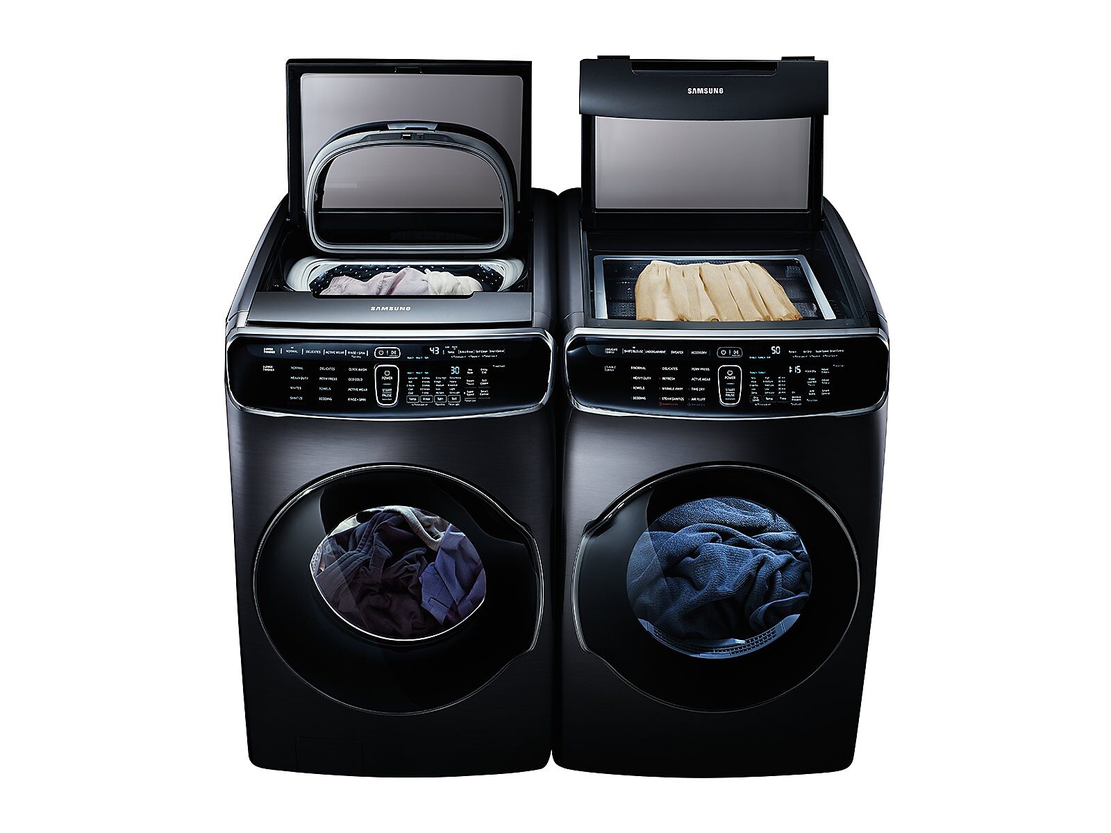7.5 cu. ft. Smart Gas Dryer with FlexDry™ in Black Stainless Steel(DVG60M9900V/A3)