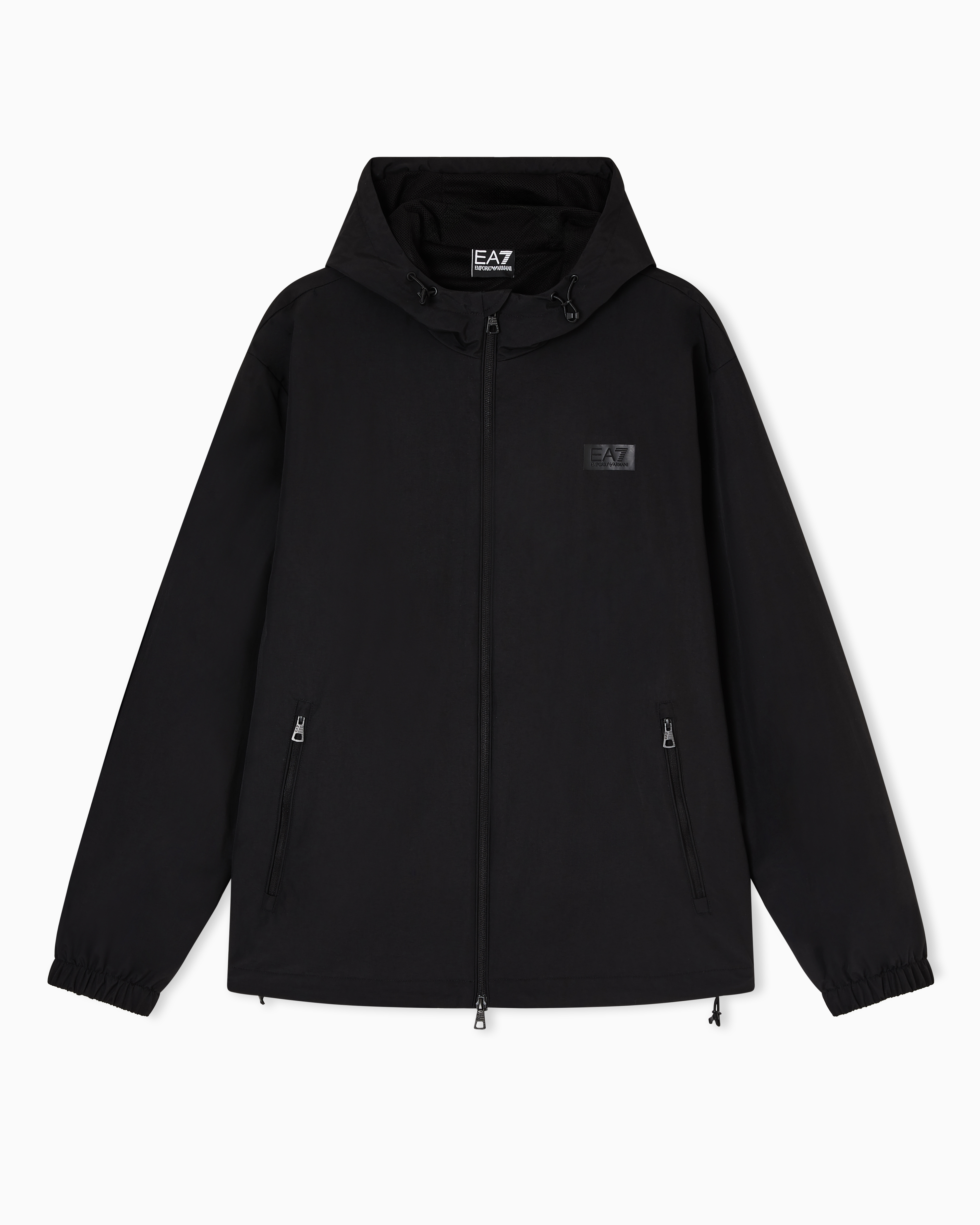 Logo Series nylon hooded jacket