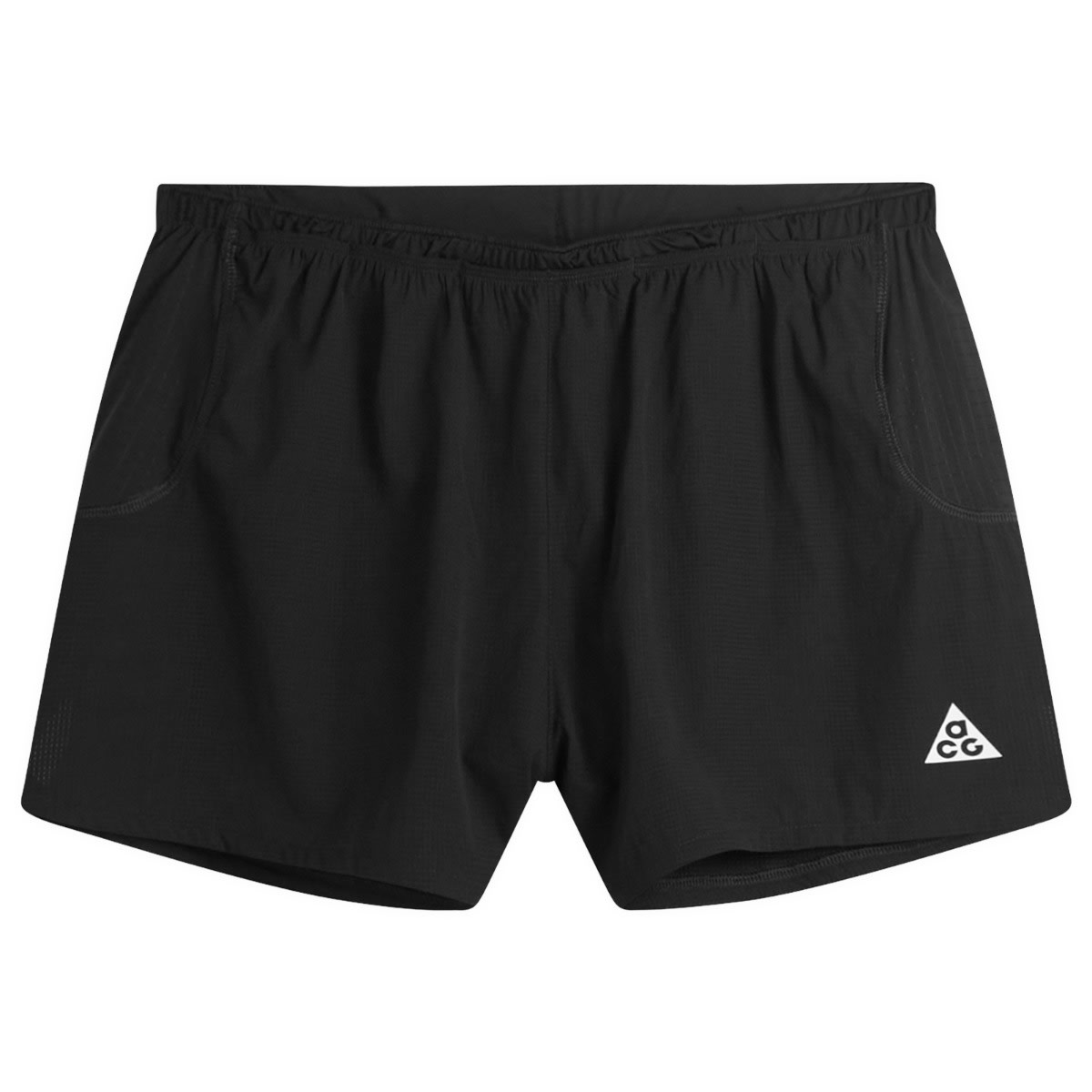 Men's Nike Mens ACG Running Trailwind 6" Short in Black/Summit White