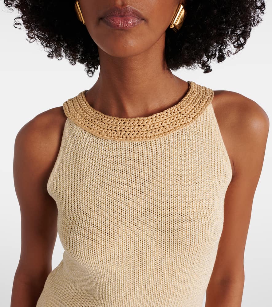 Knitted midi dress