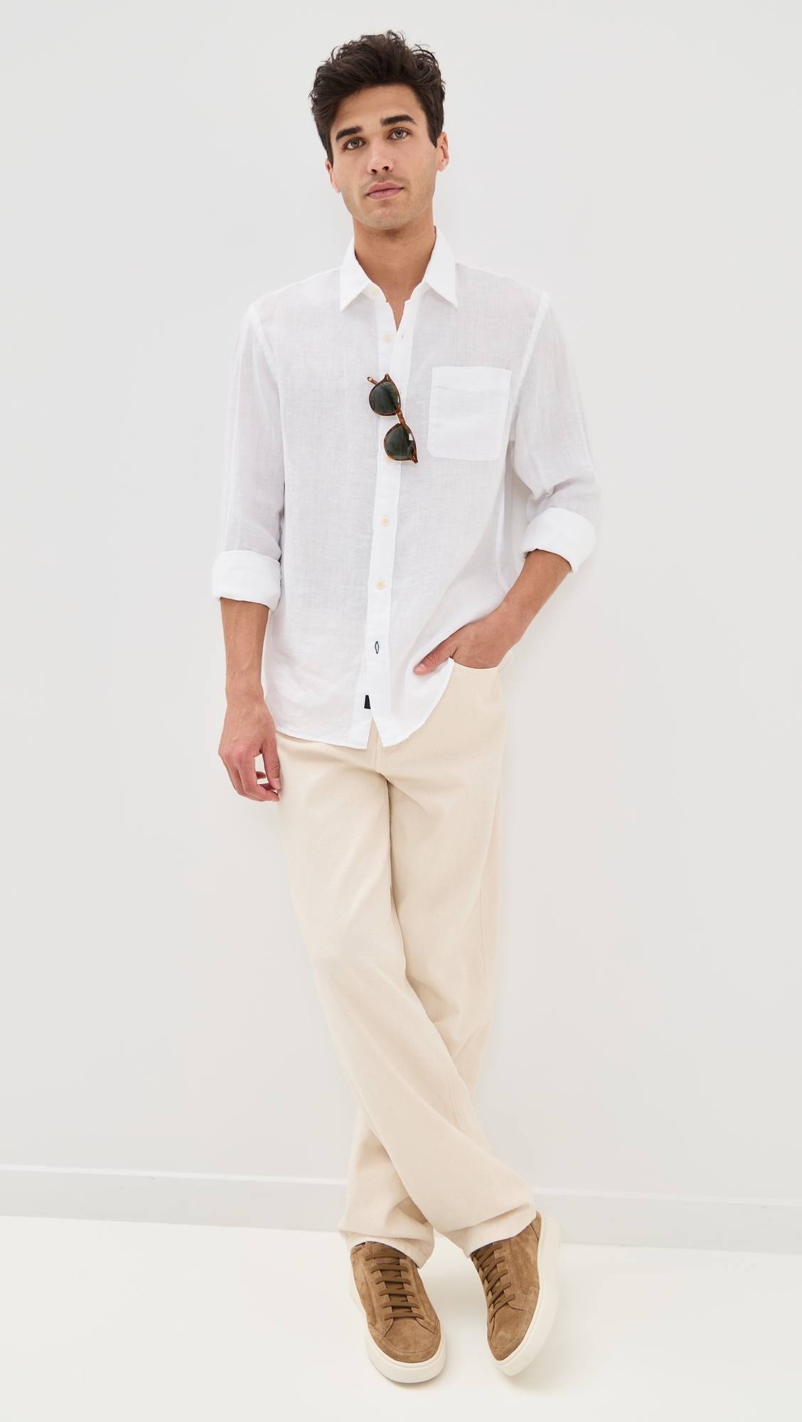 Linen Laguna Shirt White