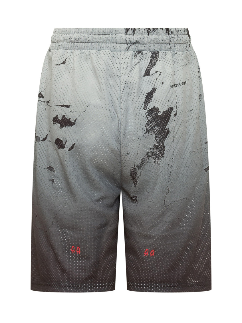 Grey Graphic Shorts