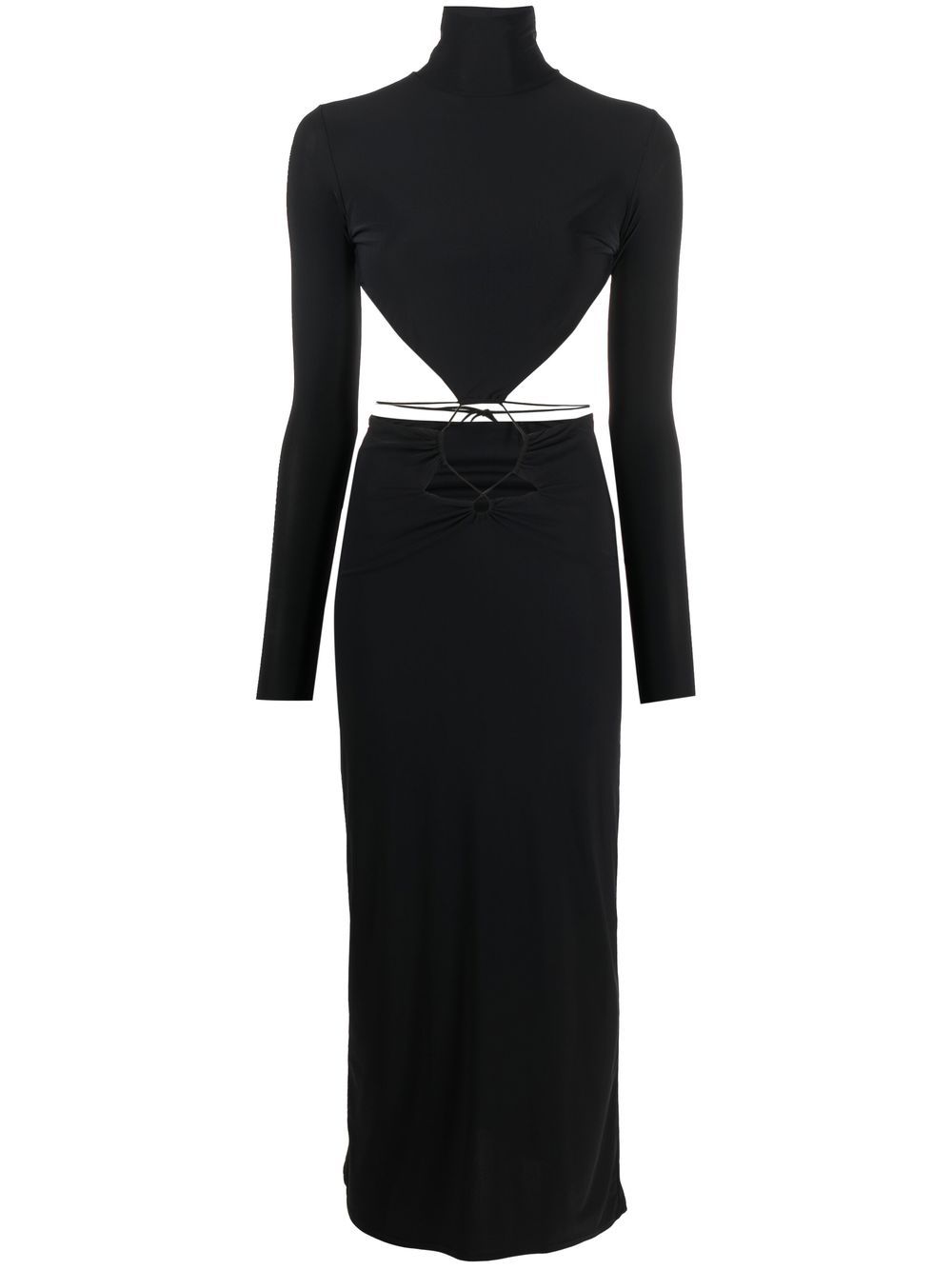 Cut-out midi dress - Black