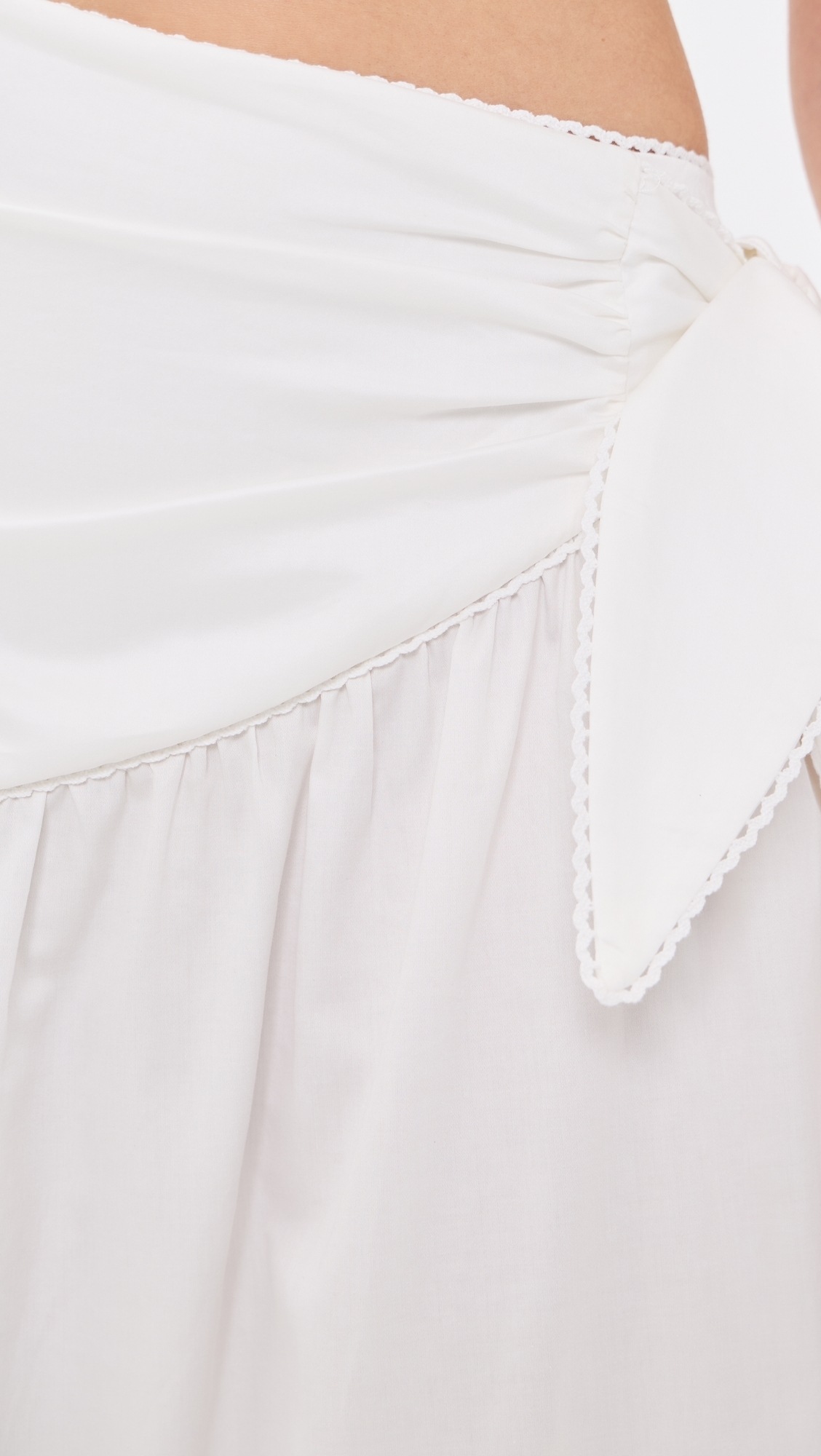 Dixie Tie Skirt White