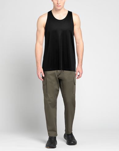 Man Tank top Black
