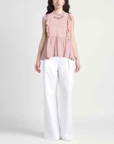 Woman Top Antique rose Size L Polyester, Elastane