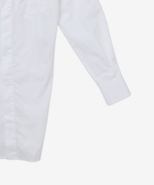 Lace-Up Back Button-Up Dress