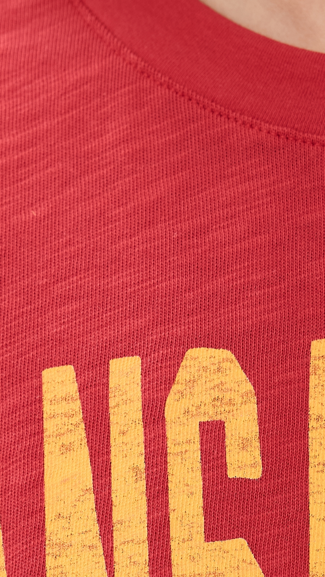 Chiefs Crop Tee Licorice