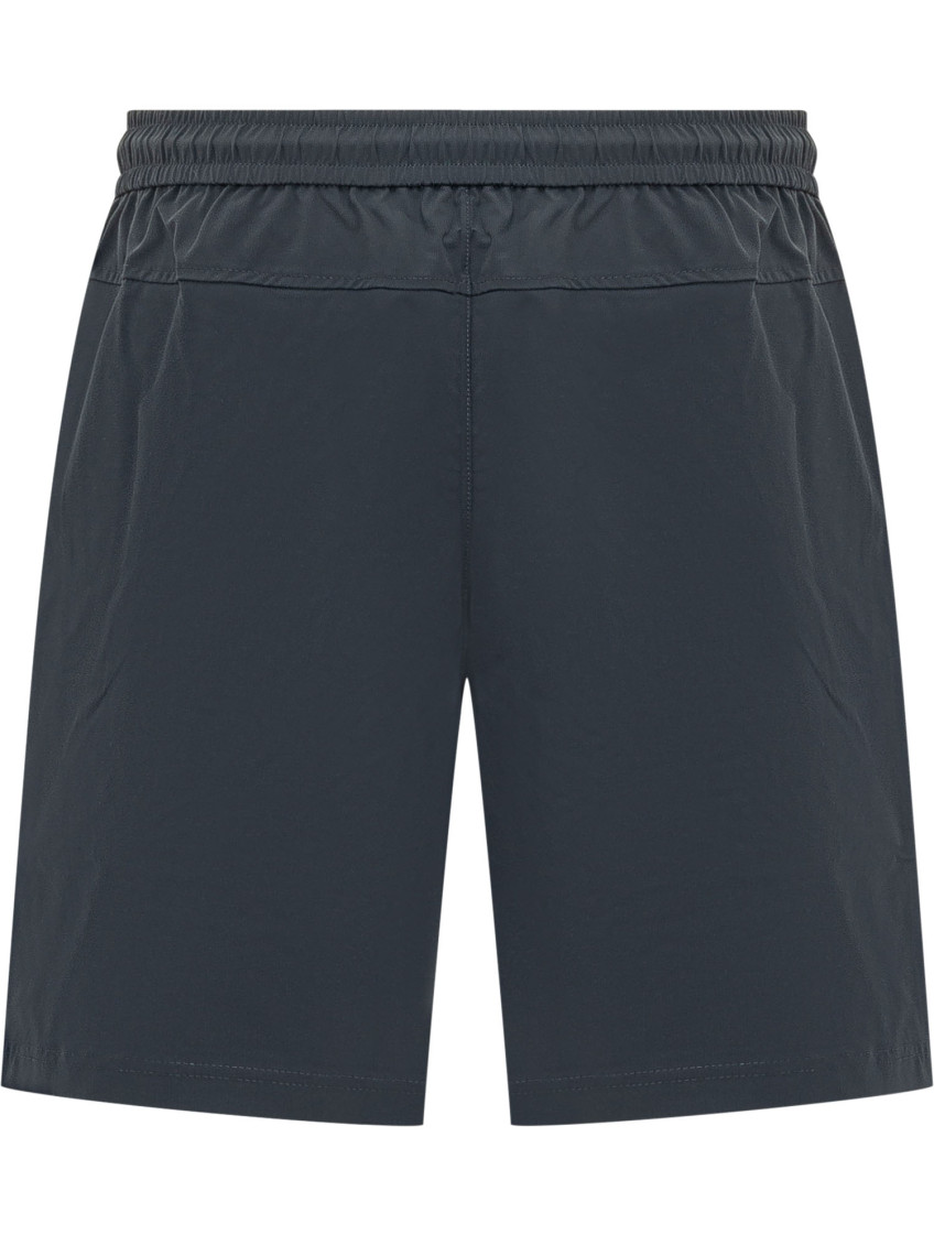 Blue Solid Shorts
