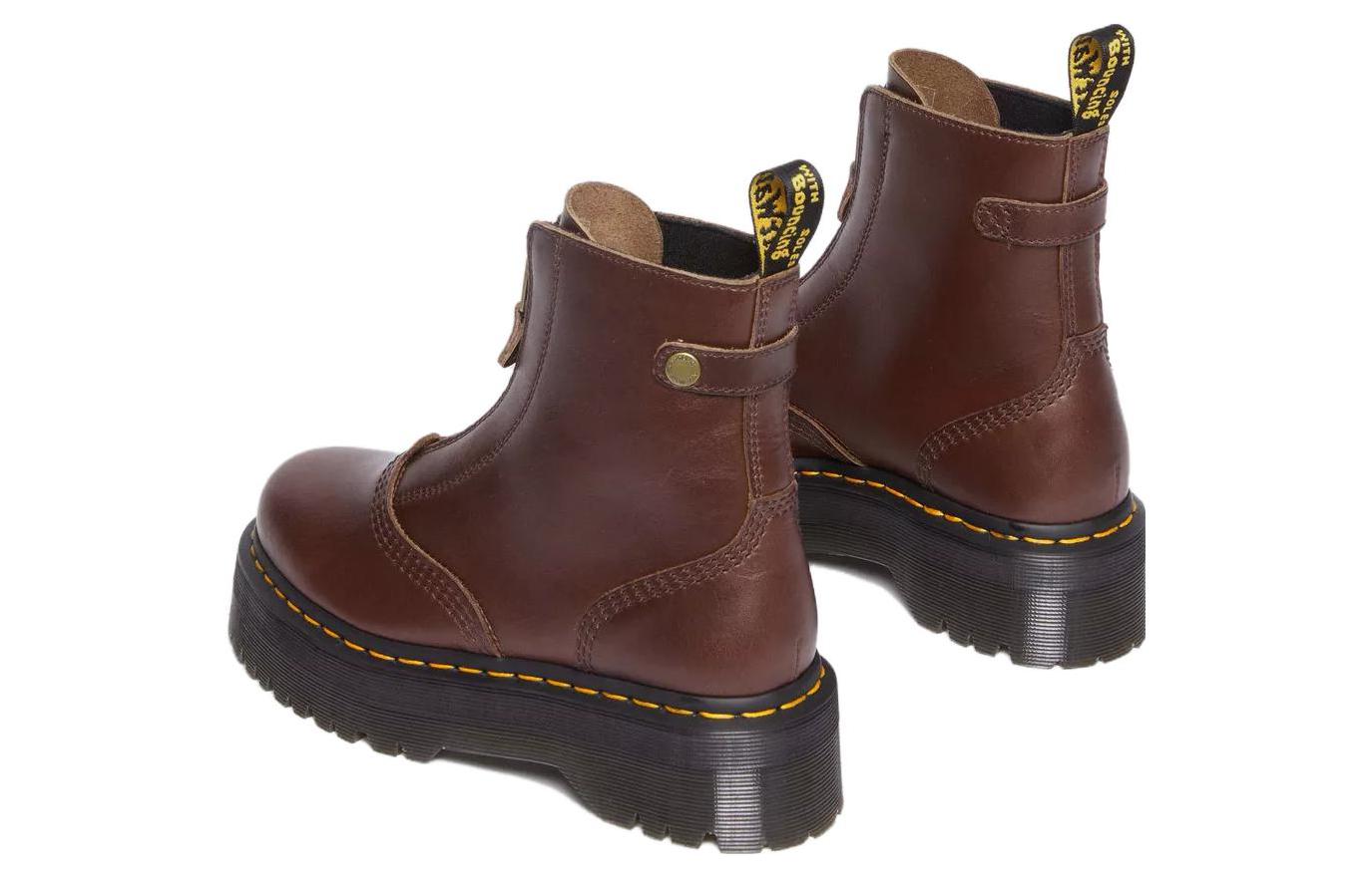 (WMNS) Jetta Platform Boots 'Dark Brown'