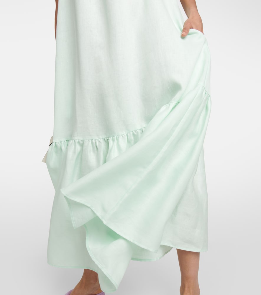 Asceno Ibiza linen maxi dress
