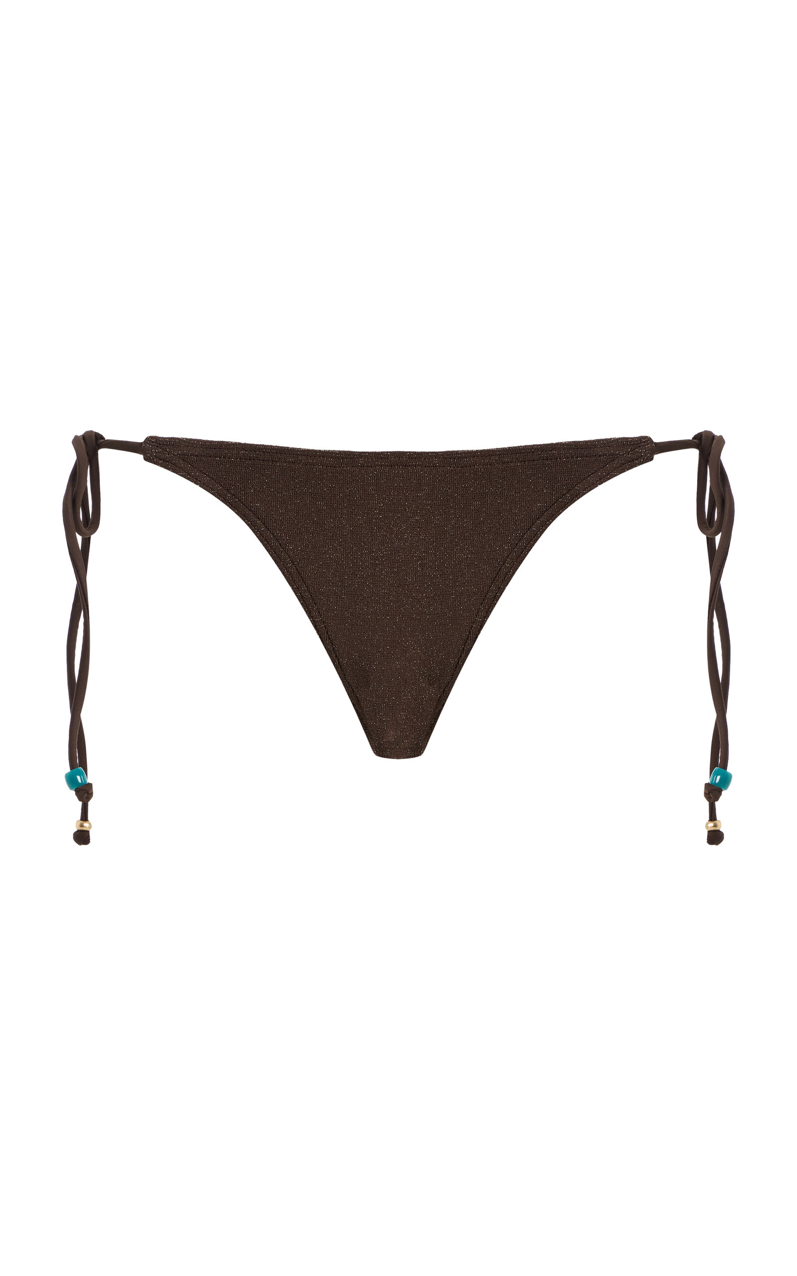 Beaded Tie-Side Vista Bikini Bottoms - Moda Operandi