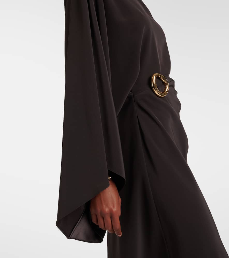 Joya satin twill midi dress