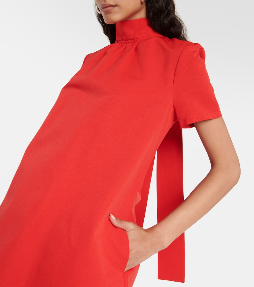 Staud Ilana cotton-bend minidress