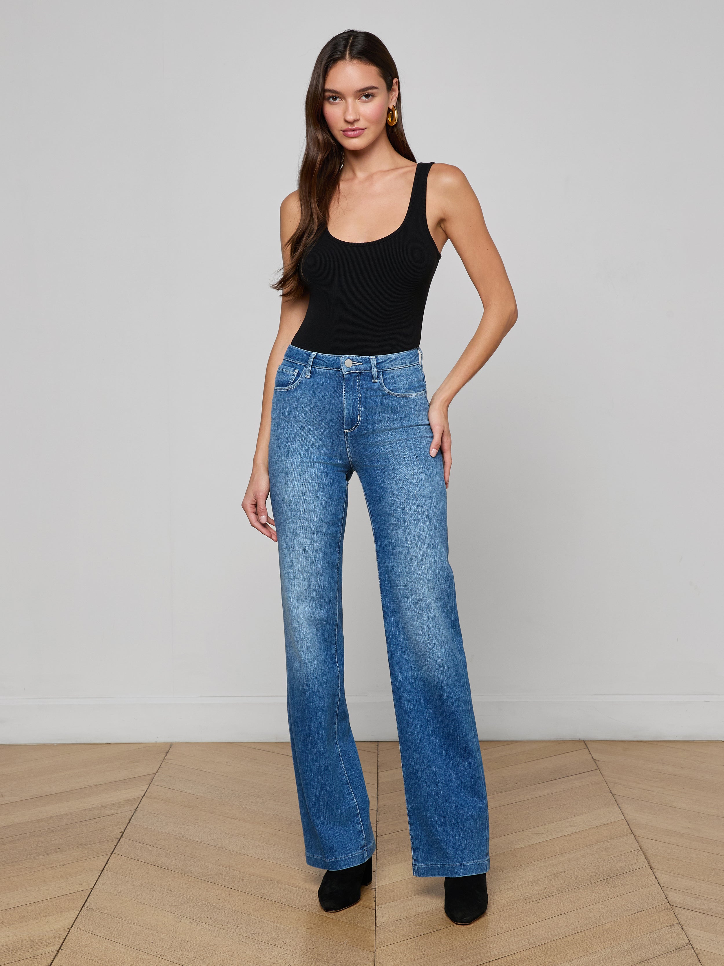 Clayton Wide-Leg Jean In Riverside