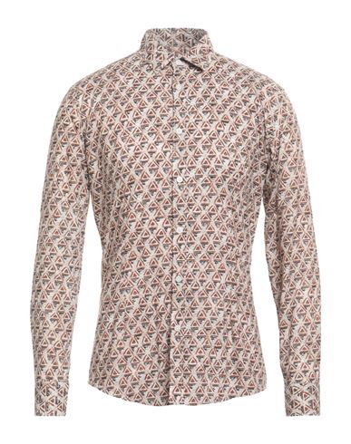 Man Shirt Beige Size 15 ¾ Cotton