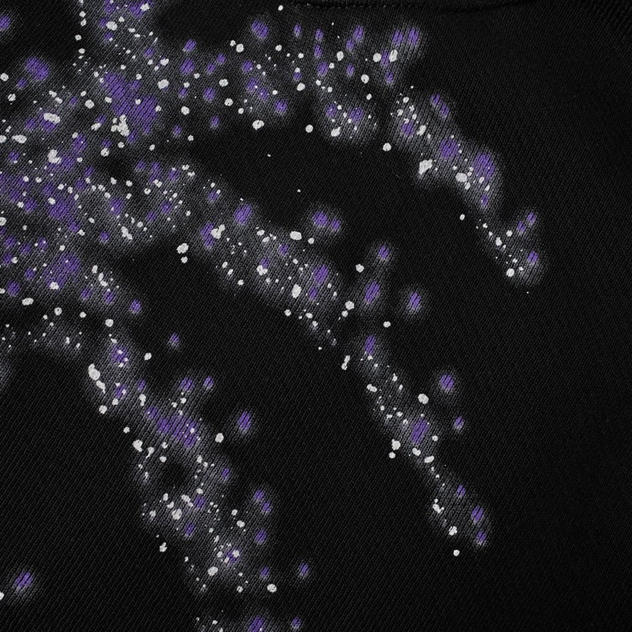 Galaxy glittered jumper - Black