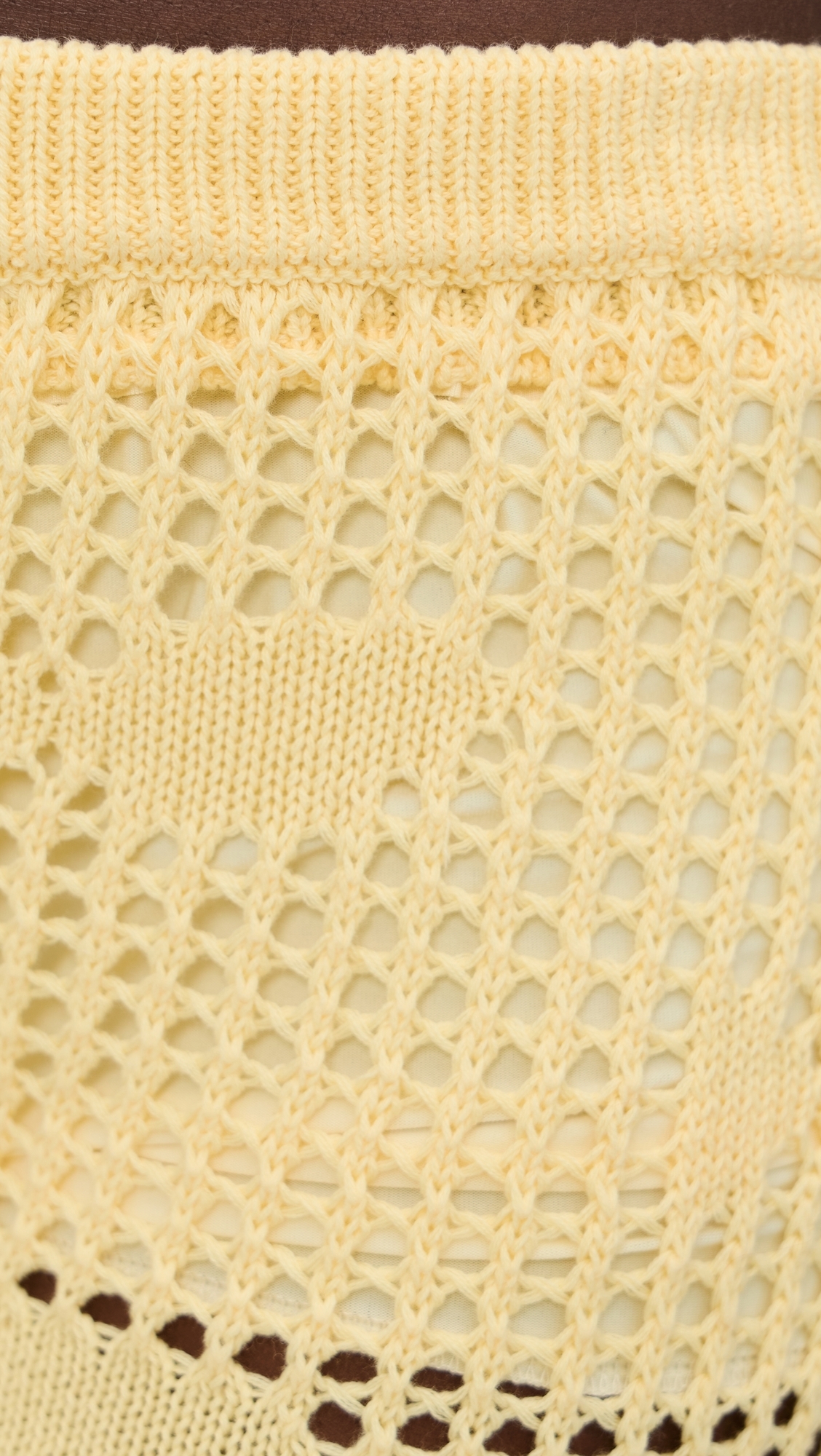 Crochet Mini Shorts Buttermilk
