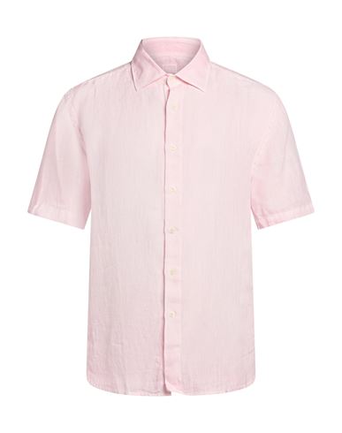 Man Shirt Pink Size XXL Linen