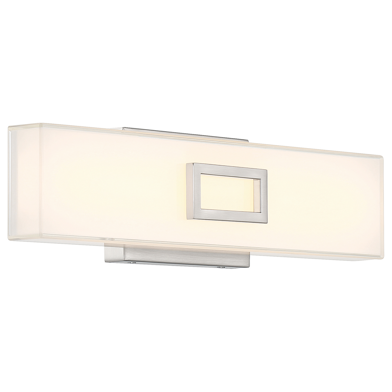 Restore 1-Light LED Bathroom Vanity Light in Brushed Stee