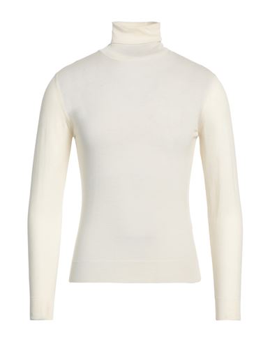 Modern Man Turtleneck Cream Size 46 Super 140s Wool