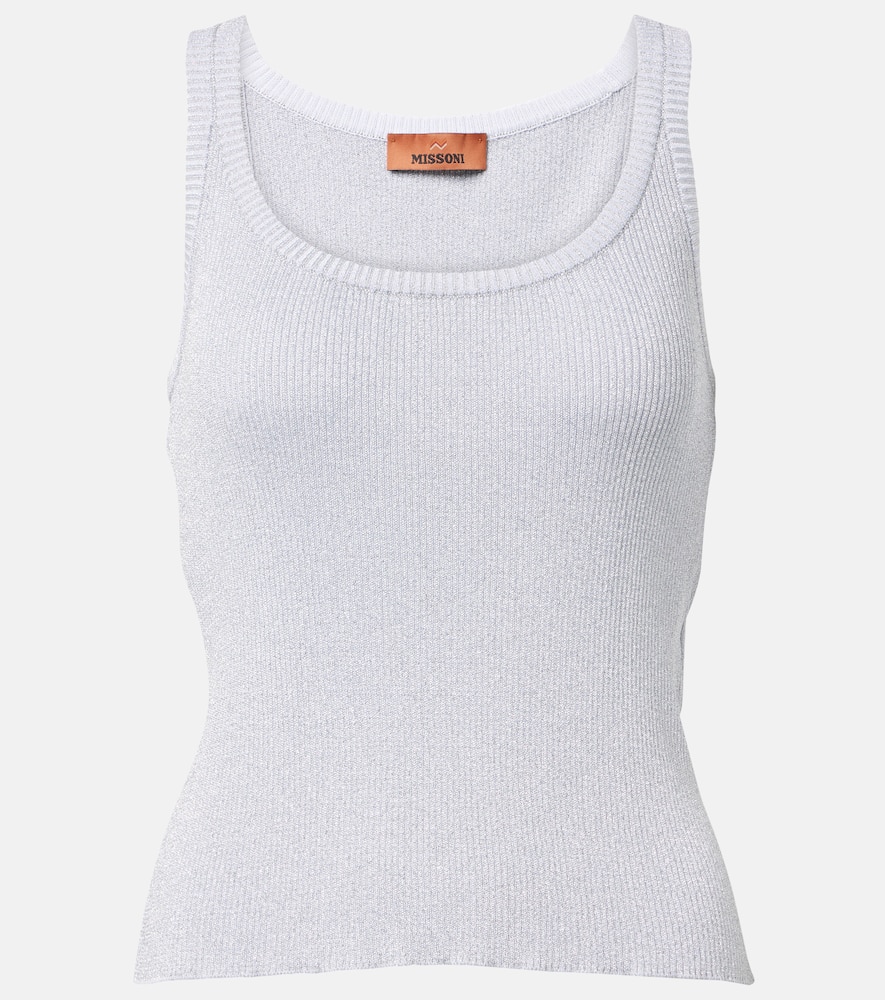 Lamé tank top