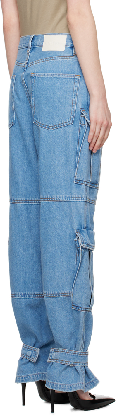 Blue Rex Cargo Denim Jeans