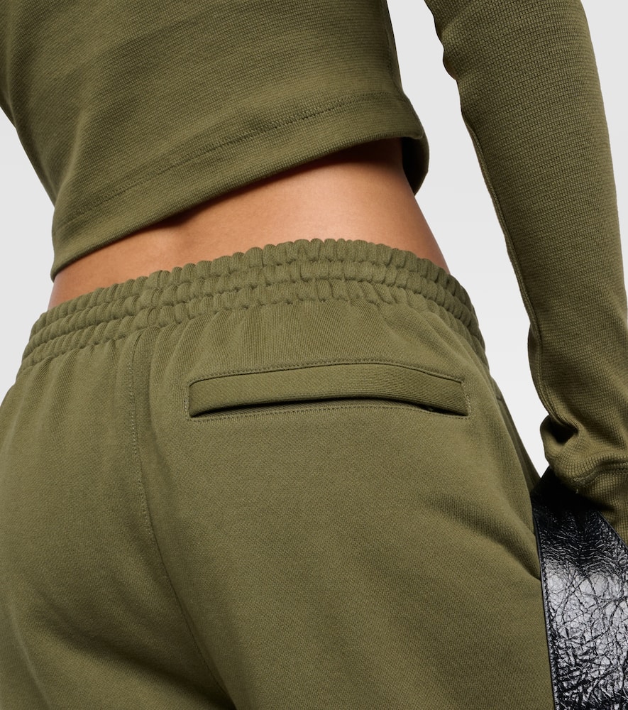 X Hailey Bieber cotton jersey track pants