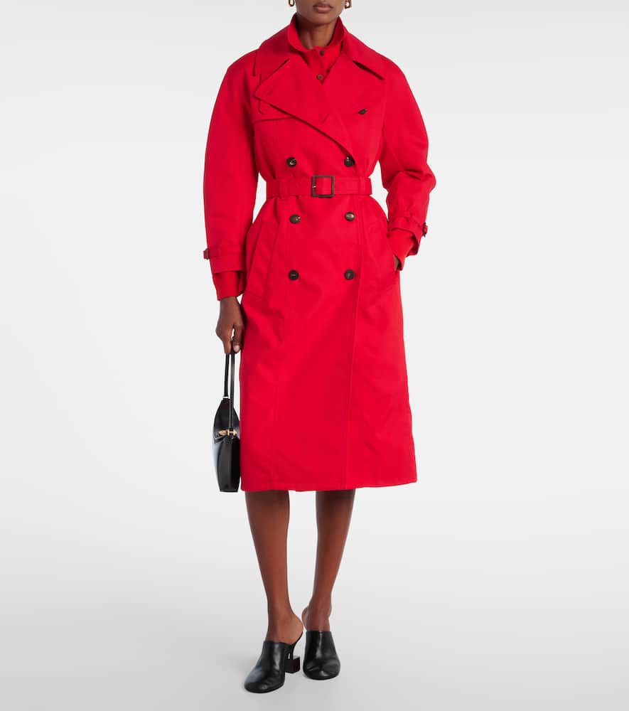 Cotton-blend coat