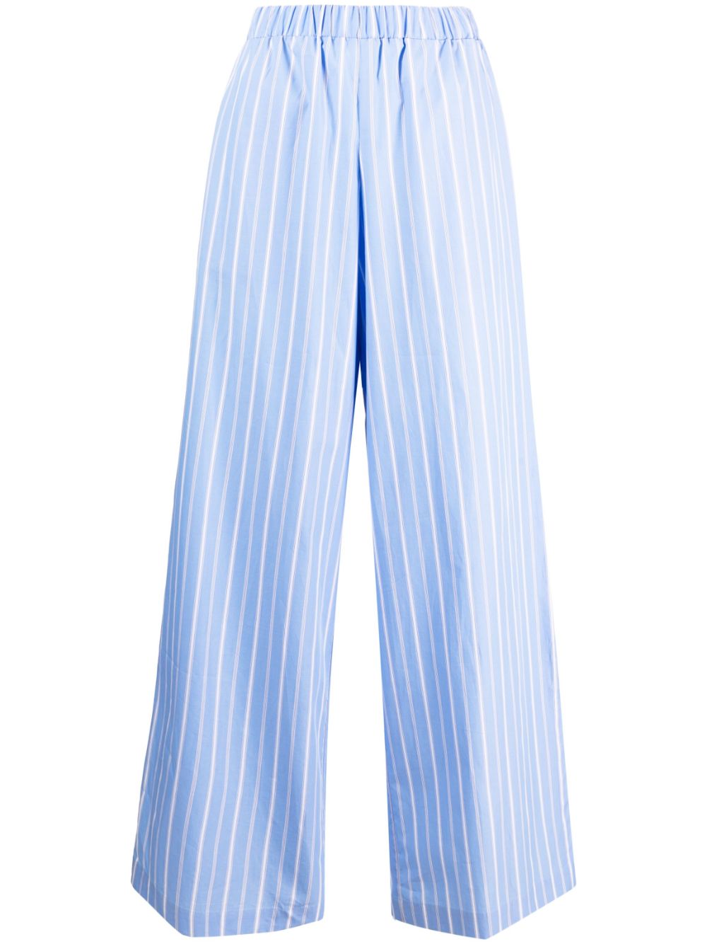Striped palazzo pants - Blue