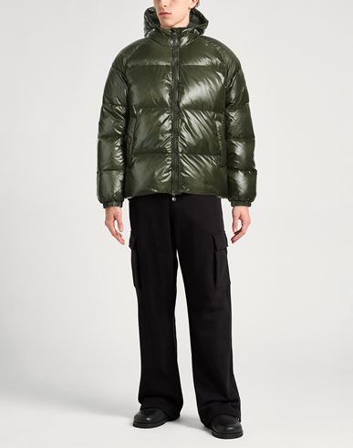 Man Puffer Green Size XS Recycled polyamide