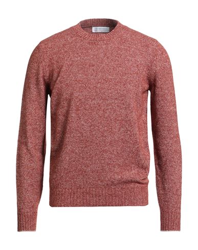 Man Sweater Brick Size 46 Cashmere