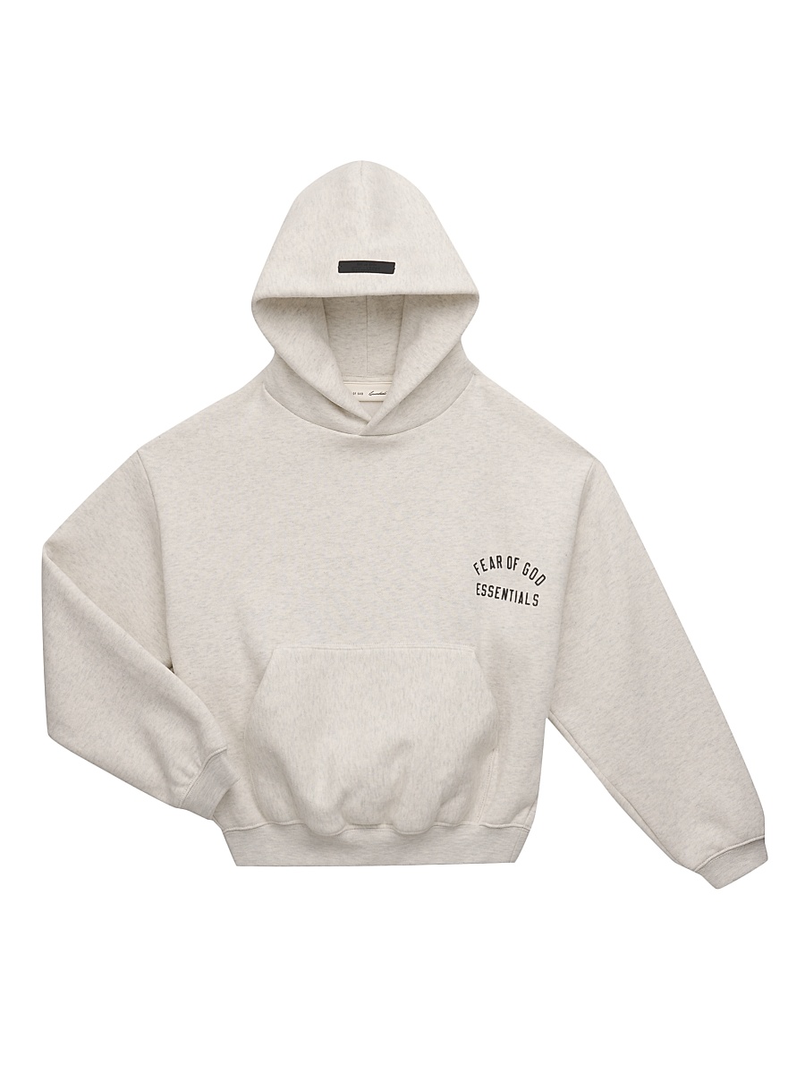 Little Kid's & Kid's Classic Logo Hoodie - Oatmeal Heather