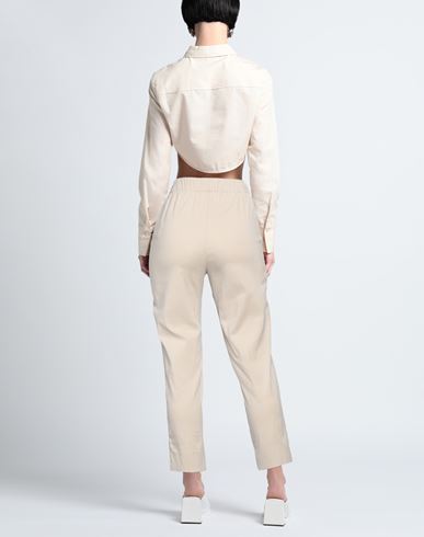 Nenè Woman Pants Beige Size 0 Cotton, Polyester, Elastane