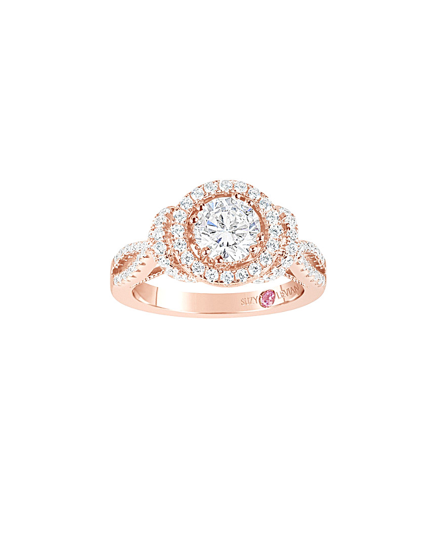 Rose Gold Vermeil CZ Ring